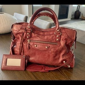 Balenciaga Giant 12 City Leather Satchel